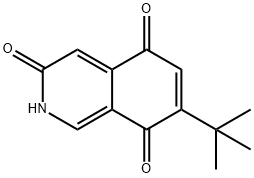 7-(tert-Butyl)isoquinoline-3,5,8(2H)-trione 구조식 이미지