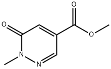 4-Pyridazinecarboxylic acid, 1,6-dihydro-1-methyl-6-oxo-, methyl ester Structure