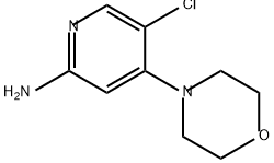 2-Pyridinamine, 5-chloro-4-(4-morpholinyl)- 구조식 이미지