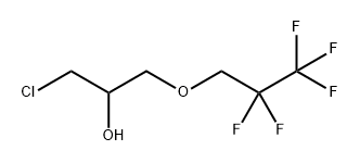 2-Propanol, 1-chloro-3-(2,2,3,3,3-pentafluoropropoxy)- Structure