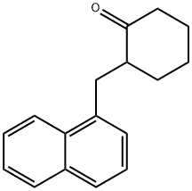 2-(Naphthalen-1-ylmethyl)cyclohexanone 구조식 이미지