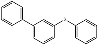 1,1'-Biphenyl, 3-(phenylthio)- 구조식 이미지