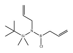 Boranamine, 1-chloro-N-[(1,1-dimethylethyl)dimethylsilyl]-N,1-di-2-propen-1-yl- 구조식 이미지