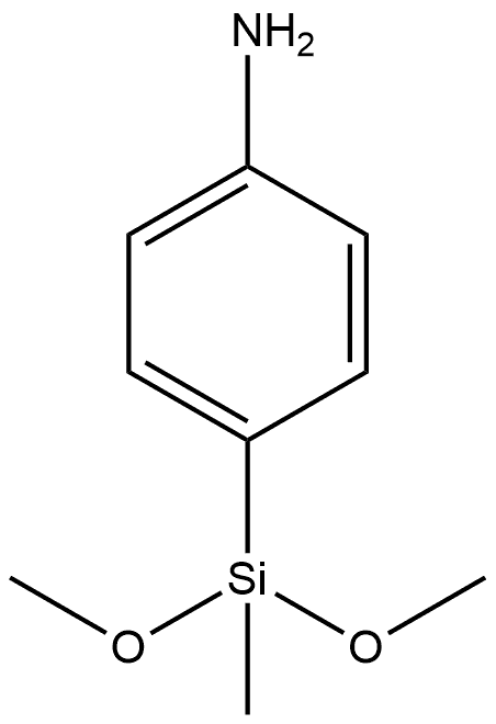 4-(Dimethoxy(methyl)silyl)aniline 구조식 이미지