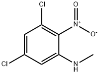 Benzenamine, 3,5-dichloro-N-methyl-2-nitro- Structure