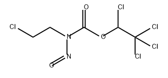 Carbamic acid, (2-chloroethyl)nitroso-, 1,2,2,2-tetrachloroethyl ester (9CI) Structure