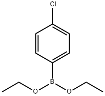 Boronic acid, B-(4-chlorophenyl)-, diethyl ester Structure