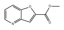 Furo[3,2-b]pyridine-2-carboxylic acid, methyl ester Structure