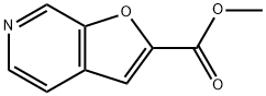 Furo[2,3-c]pyridine-2-carboxylic acid, methyl ester Structure