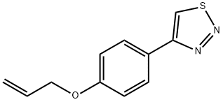 1,2,3-Thiadiazole, 4-[4-(2-propen-1-yloxy)phenyl]- Structure