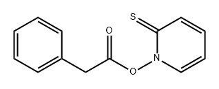 Benzeneacetic acid, 2-thioxo-1(2H)-pyridinyl ester 구조식 이미지