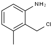 Benzenamine, 2-(chloromethyl)-3-methyl- Structure