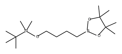 1,3,2-Dioxaborolane, 2-[4-[[(1,1-dimethylethyl)dimethylsilyl]oxy]butyl]-4,4,5,5-tetramethyl- Structure