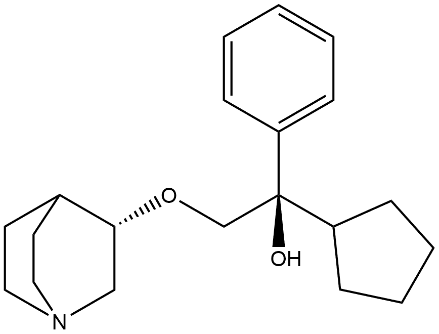 Penehyclidine Impurity 7 ((R,S)-Penehyclidine) Structure