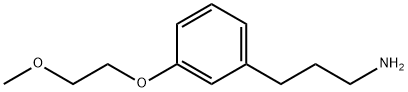 Benzenepropanamine, 3-(2-methoxyethoxy)- Structure