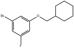 1-Bromo-3-(cyclohexylmethoxy)-5-fluorobenzene Structure