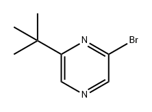 Pyrazine, 2-bromo-6-(1,1-dimethylethyl)- Structure