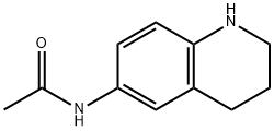 Acetamide, N-(1,2,3,4-tetrahydro-6-quinolinyl)- Structure