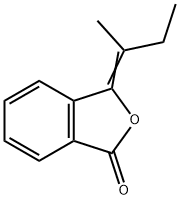 1(3H)-Isobenzofuranone, 3-(1-methylpropylidene)- Structure