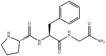 (S)-N-((S)-1-((2-Amino-2-oxoethyl)amino)-1-oxo-3-phenylpropan-2-yl)pyrrolidine-2-carboxamide Structure