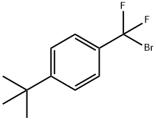 Benzene, 1-(bromodifluoromethyl)-4-(1,1-dimethylethyl)- Structure