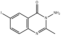 3-Amino-6-iodo-2-methylquinazolin-4(3H)-one Structure