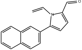 5-(Naphthalen-2-yl)-1-vinyl-1H-pyrrole-2-carbaldehyde Structure