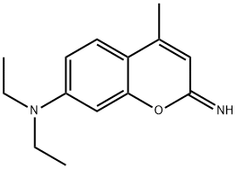 N,N-Diethyl-2-imino-4-methyl-2H-chromen-7-amine 구조식 이미지