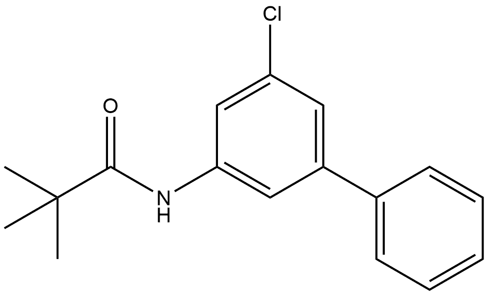 N-(5-Chloro[1,1'-biphenyl]-3-yl)-2,2-dimethylpropanamide Structure