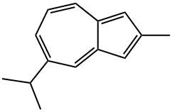 Azulene, 2-methyl-5-(1-methylethyl)- 구조식 이미지