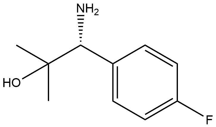 Benzeneethanol, β-amino-4-fluoro-α,α-dimethyl-, (βR)- 구조식 이미지