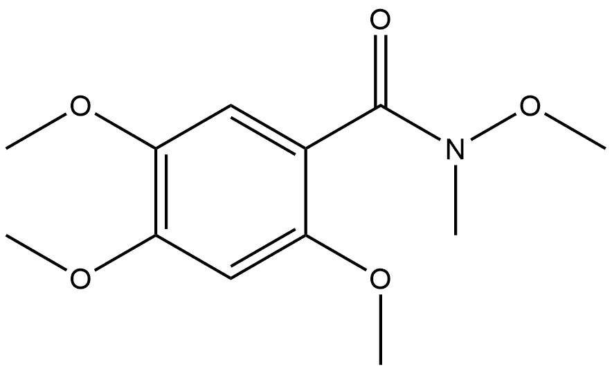 N,2,4,5-Tetramethoxy-N-methylbenzamide Structure