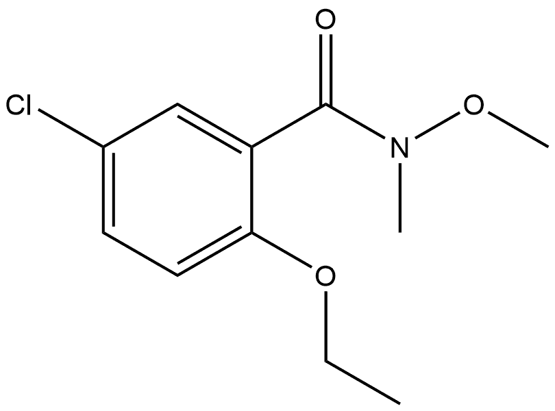 5-Chloro-2-ethoxy-N-methoxy-N-methylbenzamide Structure