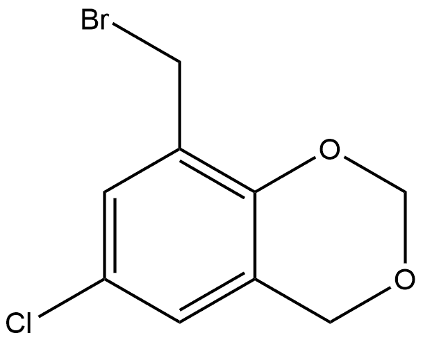 8-(bromomethyl)-6-chloro-4H-1,3-benzodioxine Structure