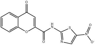 N-(5-Nitrothiazol-2-yl)-4-oxo-4H-chromene-2-carboxamide Structure