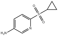 6-(cyclopropanesulfonyl)pyridin-3-amine Structure