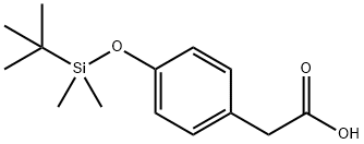 Benzeneacetic acid, 4-[[(1,1-dimethylethyl)dimethylsilyl]oxy]- 구조식 이미지