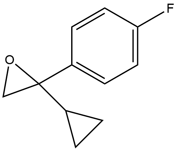 2-Cyclopropyl-2-(4-fluorophenyl)oxirane Structure