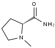 2-Pyrrolidinecarboxamide, 1-methyl-, (R)- (9CI) Structure