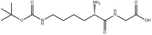 Glycine, N-[N6-[(1,1-dimethylethoxy)carbonyl]-L-lysyl]- (9CI) Structure