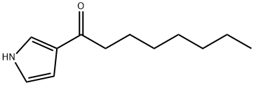 1-Octanone, 1-(1H-pyrrol-3-yl)- Structure