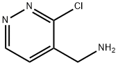 4-Pyridazinemethanamine, 3-chloro- Structure