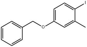 Benzene, 1-iodo-2-methyl-4-(phenylmethoxy)- Structure