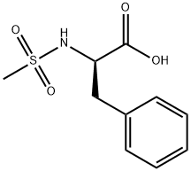 D-Phenylalanine, N-(methylsulfonyl)- Structure