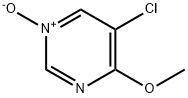 Pyrimidine, 5-chloro-4-methoxy-, 1-oxide Structure