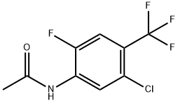 Acetamide, N-[5-chloro-2-fluoro-4-(trifluoromethyl)phenyl]- Structure