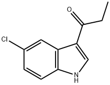 1-(5-chloro-1H-indol-3-yl)propan-1-one Structure