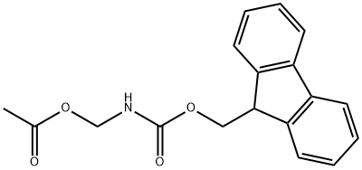 Carbamic acid, N-[(acetyloxy)methyl]-, 9H-fluoren-9-ylmethyl ester Structure