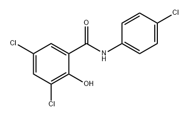 Benzamide, 3,5-dichloro-N-(4-chlorophenyl)-2-hydroxy- Structure