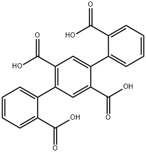 p-Terphenyl-2,2',2'',5'-tetracarboxylic acid (6CI) Structure